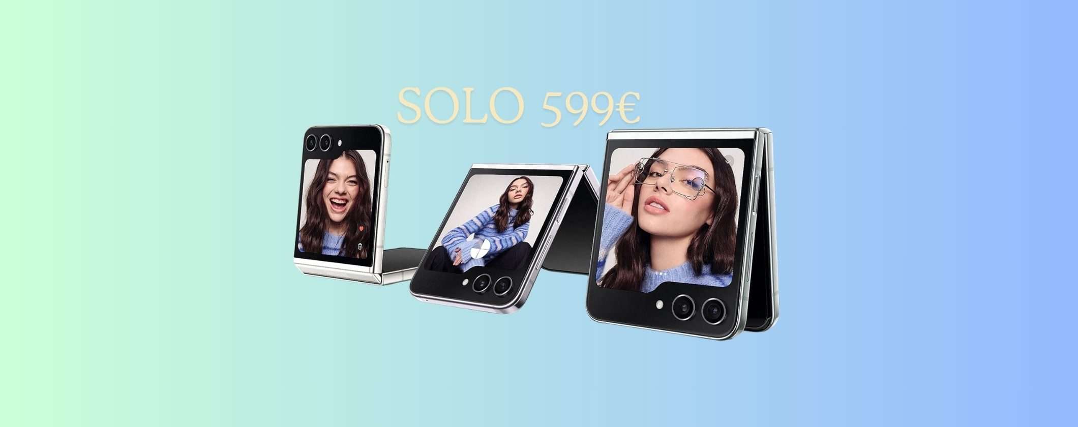 Samsung Galaxy Z Flip5: solo 599€ su Amazon