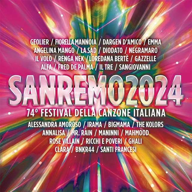 Il doppio CD con tutte le canzoni di Sanremo 2024