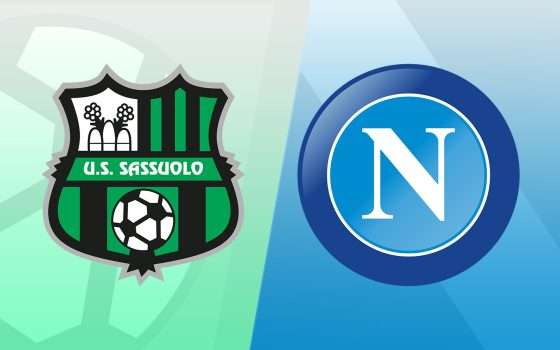 Sassuolo-Napoli: formazioni e dove vederla in streaming