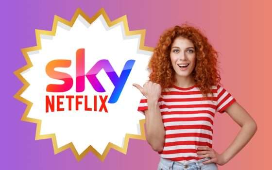 Sky TV + Netflix è in PROMO a soli 19€ al mese