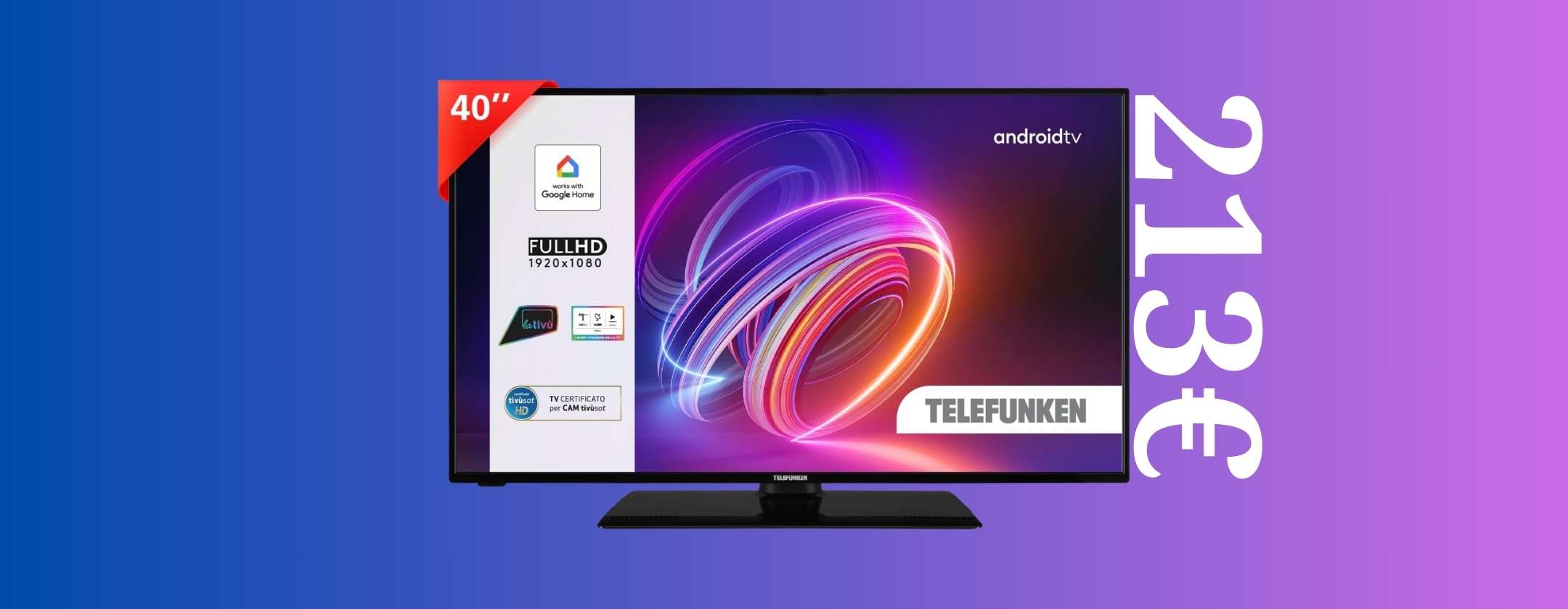 Telecomando Universale Linq Per TV Telefunken LCD LED – Infrarossi, Pronto All'uso