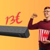 Soundbar Bluetooth al MINIMO STORICO su Amazon: solo 13€