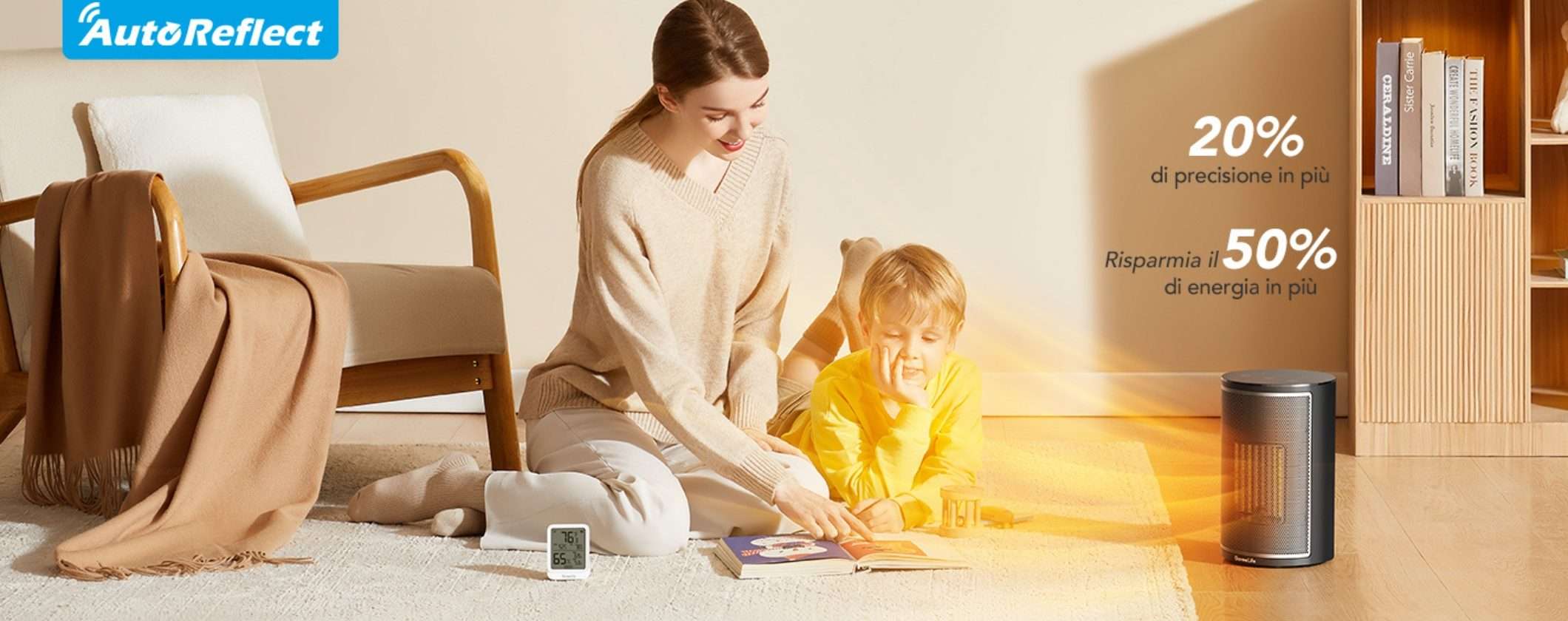 Termoventilatore Smart risparmio energetico: solo 28€ su Amazon