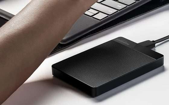 Disco fisso esterno da 500 GB a soli 27€: ECCOLO