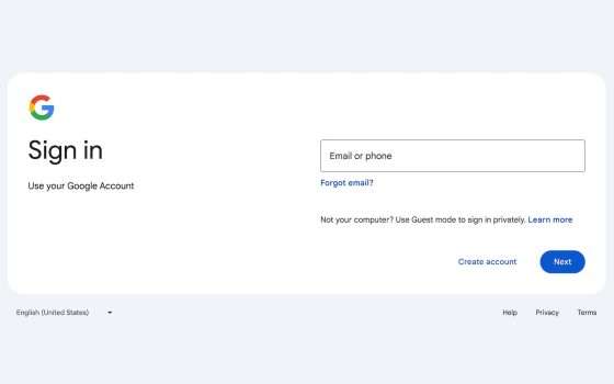 Google: login con interfaccia più moderna