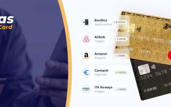 Carta Veritas: prepagata con limite di spesa elevato e IBAN