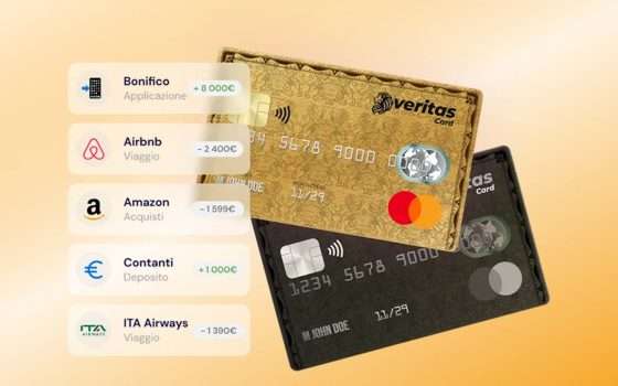 Carta Veritas: la prepagata MasterCard dal limite elevato