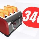 Questo Tostapane è super-capiente e potentissimo (ma anche scontato del 30%)