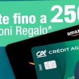 Crédit Agricole alza l'asticella e ti regala 250€ di buoni Amazon