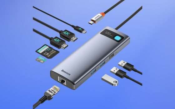 Docking Station USB-C 9-in-1: utile e in DOPPIO SCONTO