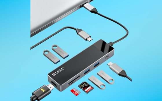 Docking Station USB 9-in-1: il DOPPIO SCONTO Amazon è un regalo