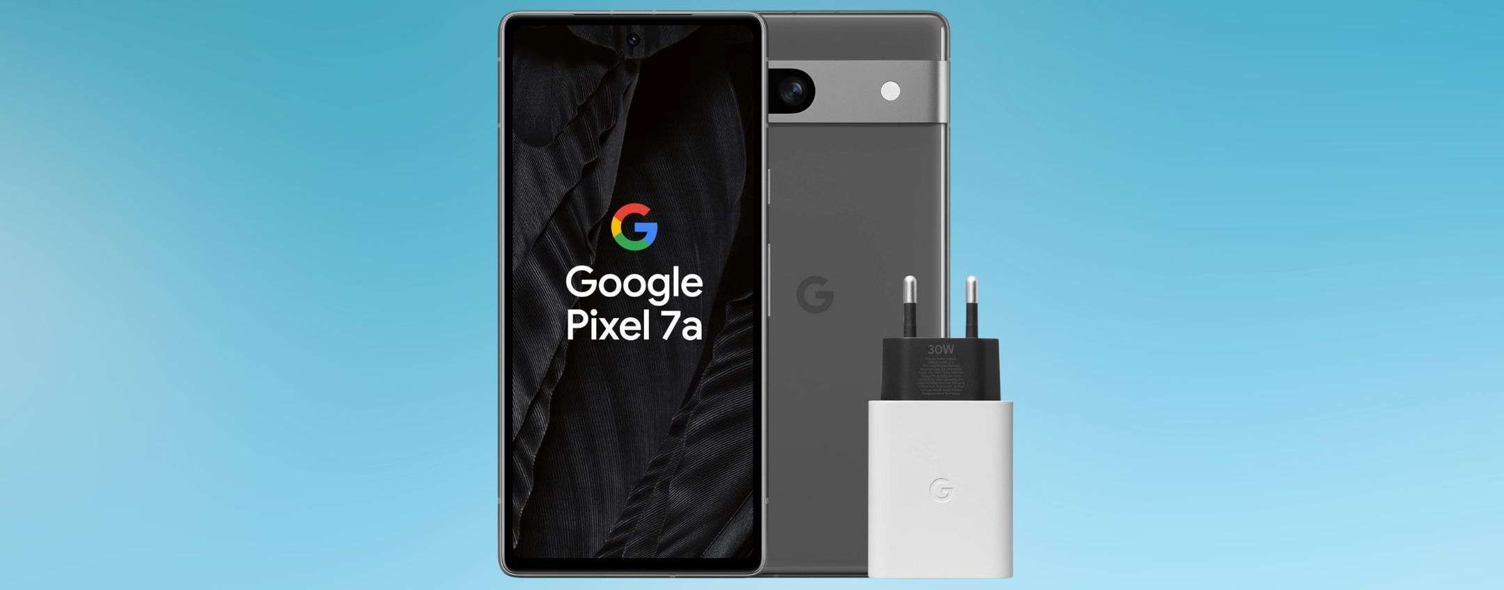 Google Pixel 7a bundle caricatore offerta