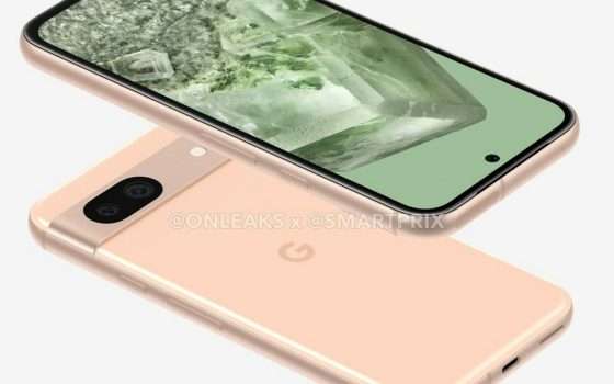 Google Pixel 8a: schermo a 120 Hz e Tensor G3