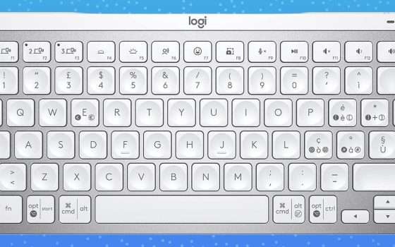 Logitech MX Keys: tastiera bluetooth compatta in MEGA SCONTO (-42%)