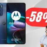 Il Motorola Moto Edge 30 5G scontato del -58% sarà il tuo prossimo smartphone!