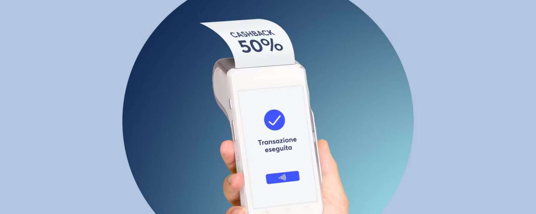 POS Easy di Axerve: 50% di cashback sulle commissioni