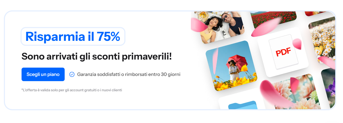 Offerte primaverili