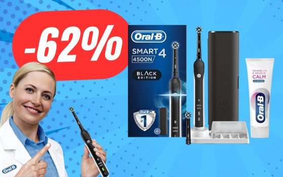 -62% di SCONTO per lo Spazzolino Elettrico Oral-B in kit!