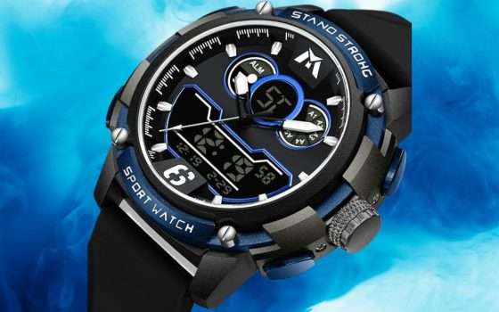Orologio sportivo uomo in offerta a 9,99 euro: regalo LAST MINUTE per papà