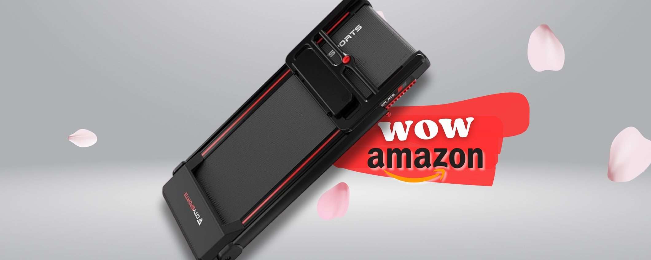 Tapis roulant PIEGHEVOLE perfetto per casa, fino a 12km/h è una BOMBA