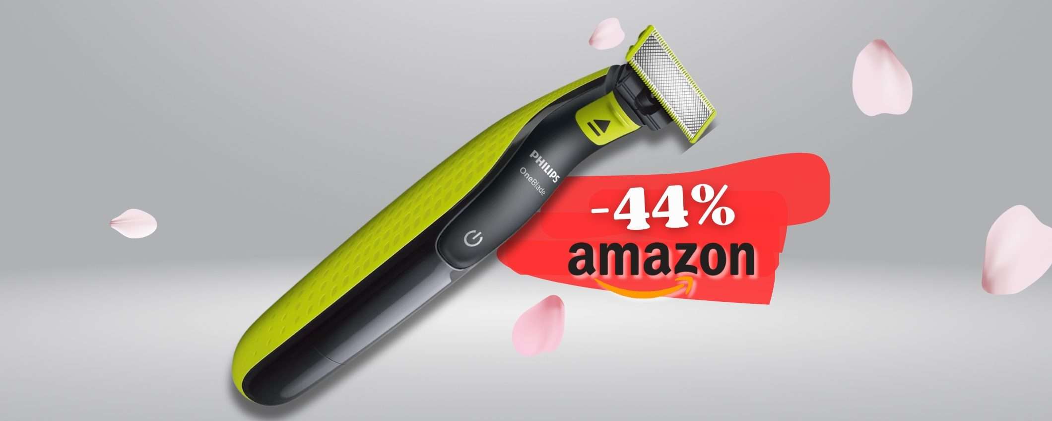 RAPATO il prezzo di Philips OneBlade, offerta LAMPO su Amazon (44%)