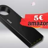 Chiavetta USB 64GB in metallo WATERPROOF a soli 5€, regalata