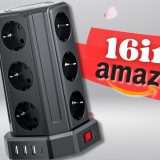 SUPER multipresa a torre 16 in 1 in offerta LAMPO, falla tua a soli 26€