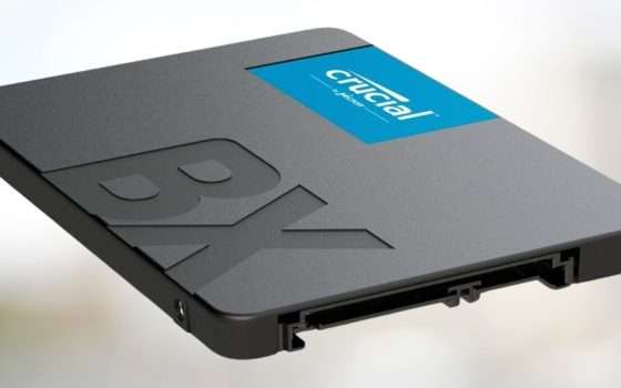 Questo SSD Crucial da 240GB a 26,99€ sta andando A RUBA su eBay