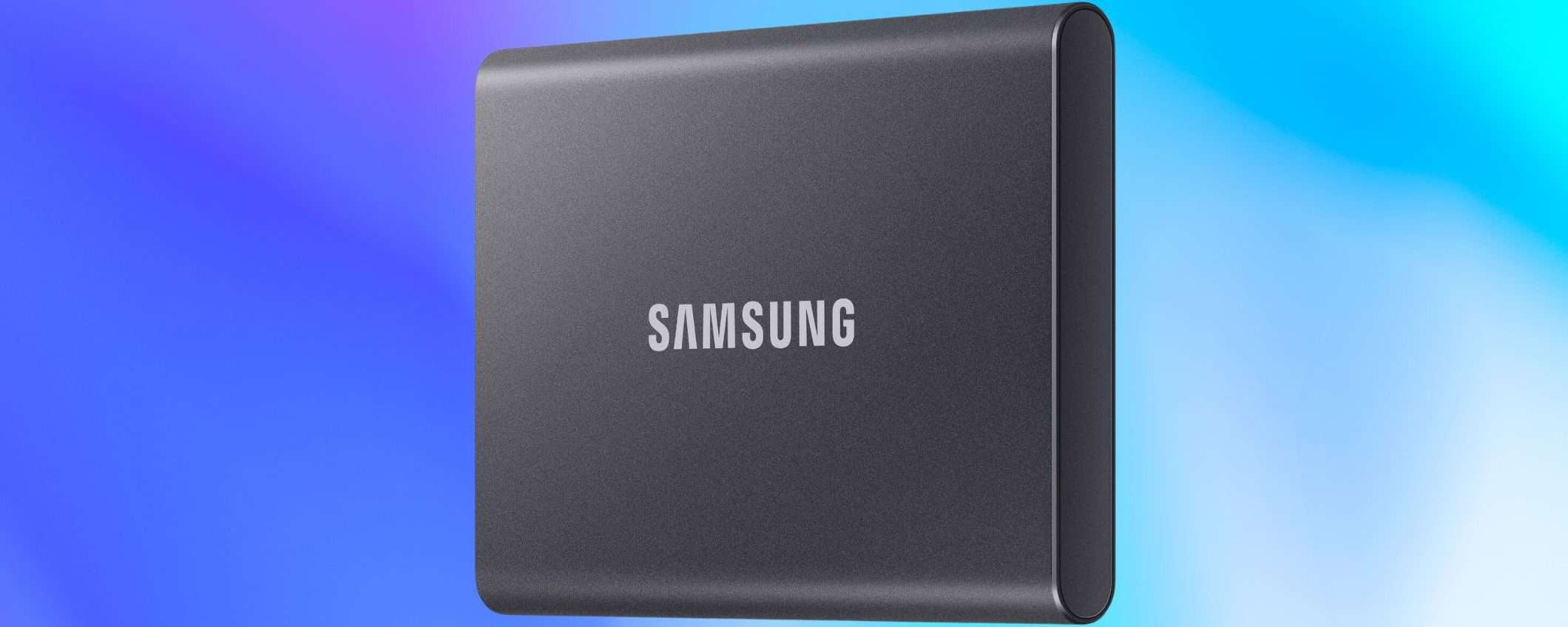Crolla il prezzo su questo SSD Samsung USB 3.2 da 1TB su Amazon (-30%)