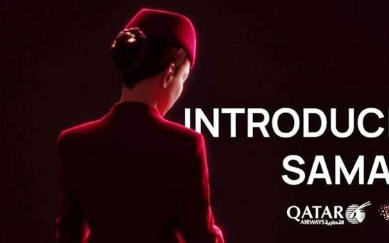 Qatar Airways svela Sama 2.0: la prima hostess AI