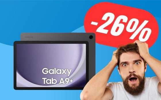 Samsung Galaxy Tab A9+ costa solo 229€ grazie a questo SCONTO