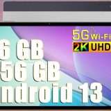 Tablet Android 13 con display 2K, 16GB RAM e 256GB a soli 129€