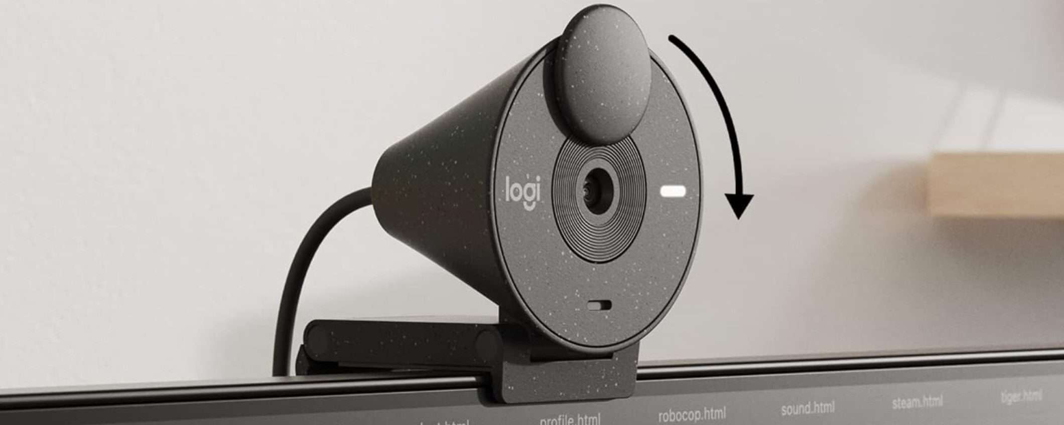 Webcam Logitech Full HD con otturatore privacy in SCONTO su Amazon