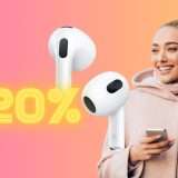 Apple AirPods 3 a PREZZO SBRICIOLATO su Amazon