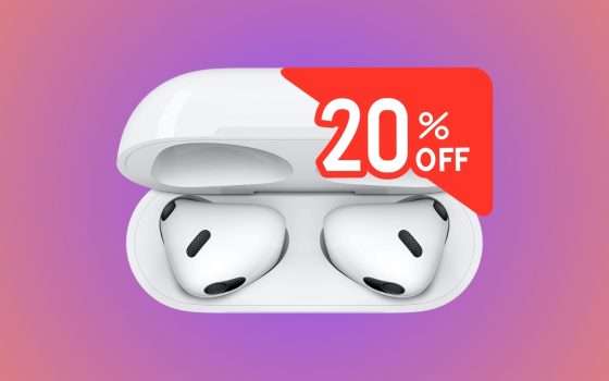 Apple AirPods 3: PREZZONE su Amazon (-20%)