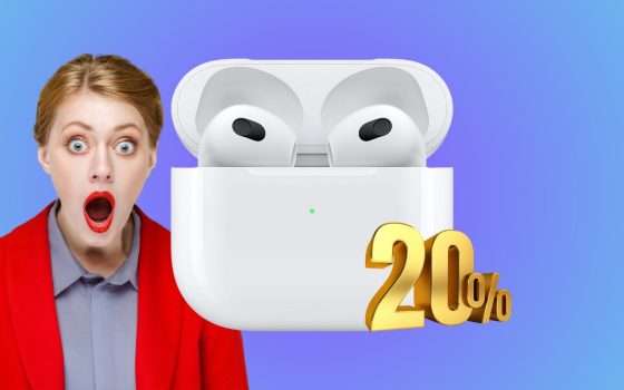 Apple AirPods 3: SCONTO WOW su Amazon