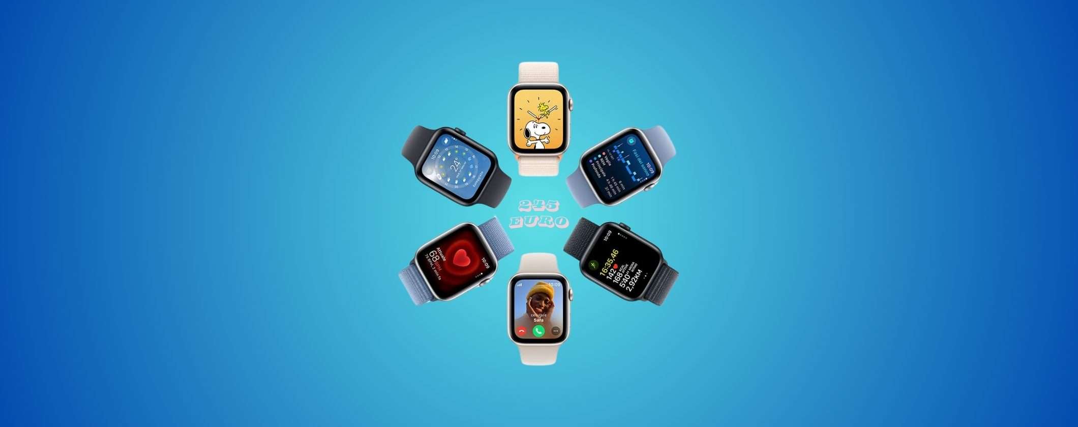 Apple Watch SE 2: solo 245€ su Amazon, da acquistare subito