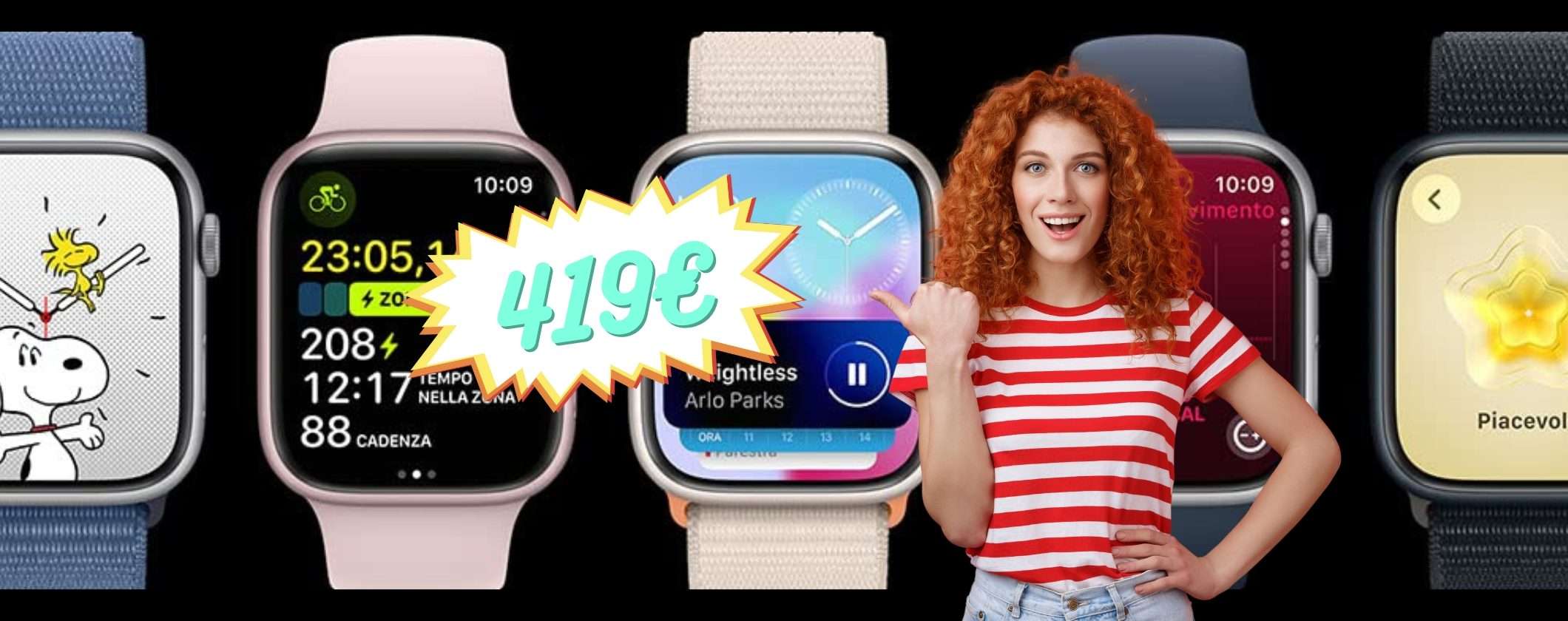 Apple Watch Series 9: solo 419€ alla Festa delle Offerte di Primavera Amazon