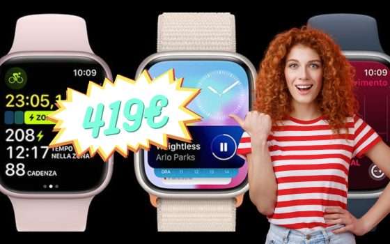 Apple Watch Series 9: solo 419€ alla Festa delle Offerte di Primavera Amazon