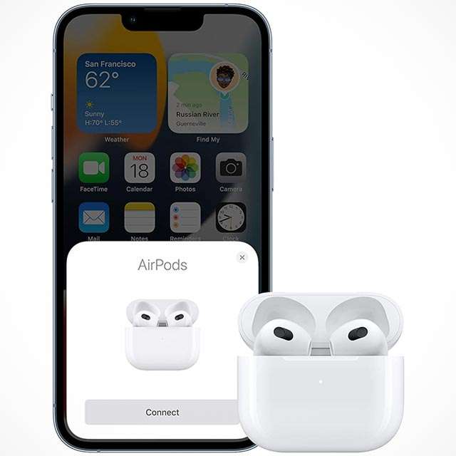 Gli auricolari Apple AirPods di terza generazione