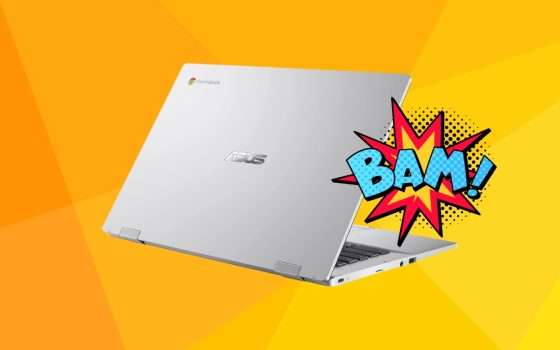 Asus Chromebook CX1: a 189€ è una BOMBA della Festa Offerte Primavera Amazon