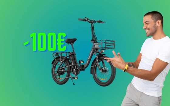 Bicicletta Elettrica Pieghevole: 100€ di SCONTO e TASSO ZERO