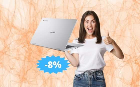 ASUS Chromebook CX1: sconto ESCLUSIVO su Amazon (-8%)