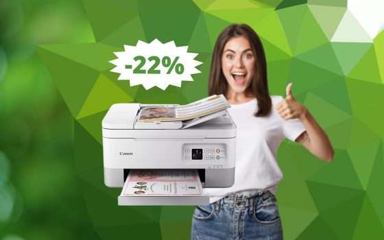 Stampante Canon PIXMA: semplicemente IRRESISTIBILE (-22%)