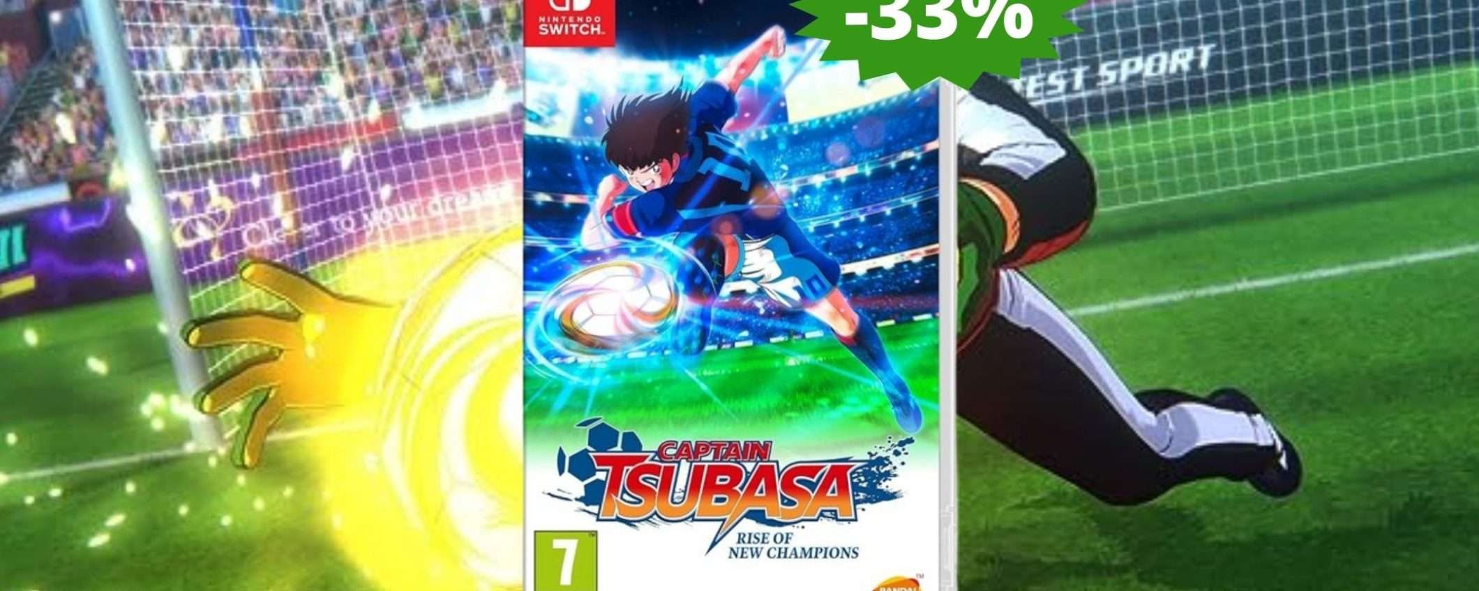 Captain Tsubasa per Switch: MEGA sconto del 33% su Amazon