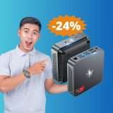 Mini PC NiPoGi: sconto IMPERDIBILE del 24% su Amazon