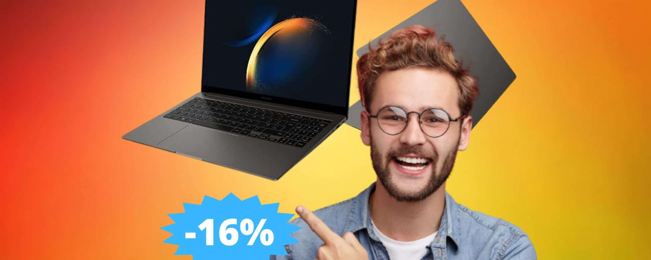 Samsung Galaxy Book3: sconto IRRESISTIBILE del 14%