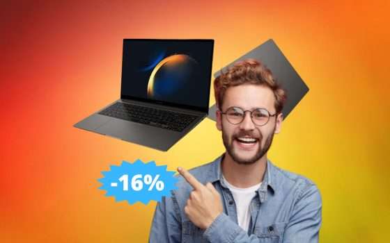 Samsung Galaxy Book3: sconto IRRESISTIBILE del 14%