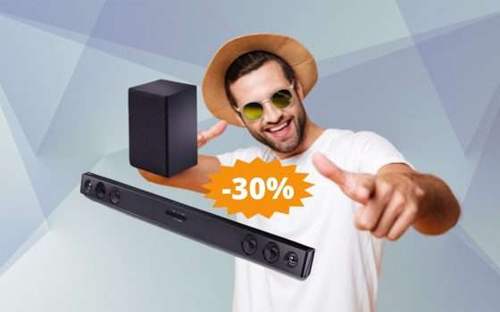 Soundbar LG SQC2: sconto IMBARAZZANTE del 30%