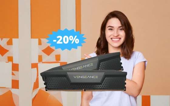 Memorie RAM CORSAIR VENGEANCE da 32GB: imbattibili su Amazon